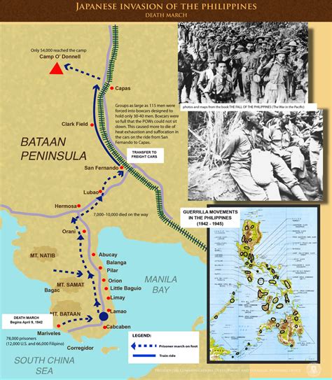 bataan world war ii museum|bataan death march map 1942.